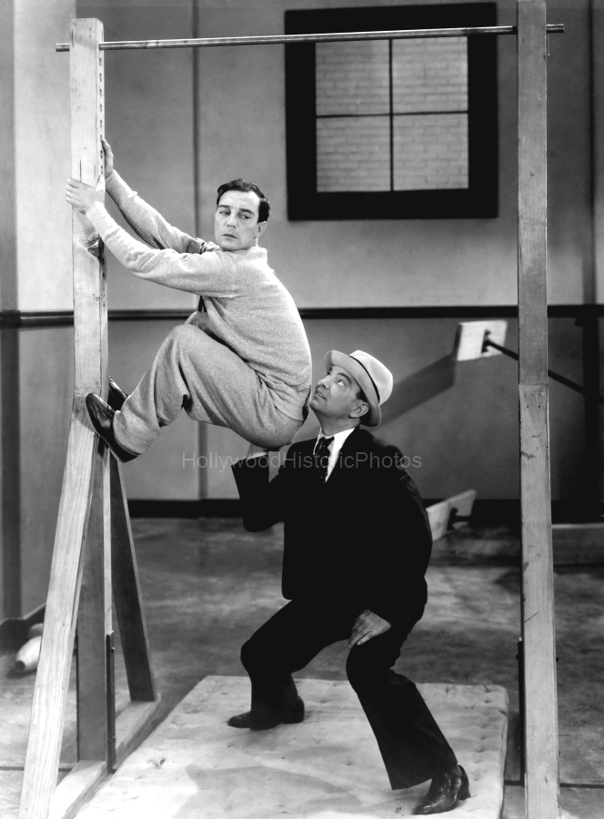 Buster Keaton 1927  DeMille Barn Gym Paramount wm.jpg